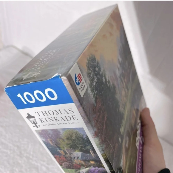 CEACO Thomas Kinkade Leo Studios 1000 PC Landscape Puzzle With Poster  NEW - Picture 15 of 16